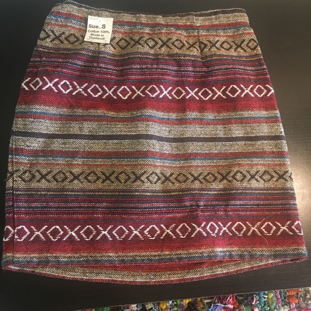 Fair trade 100% cotton skirt purchased in Thailand